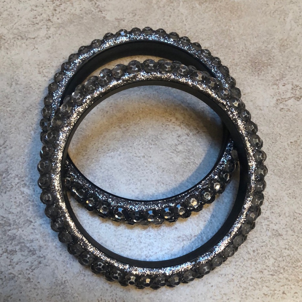 Beaded bangle bracelets